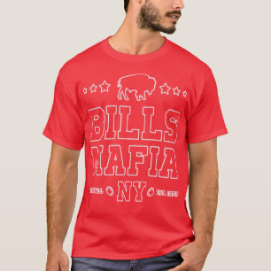 Buffalo Movement White Text T-Shirt