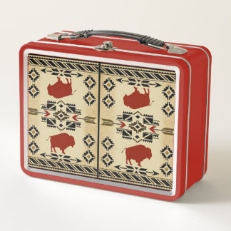 Buffalo Native American Indian inspired lunch box