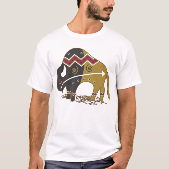 Buffalo Native American T Shirt