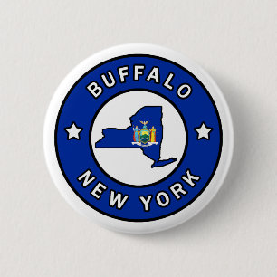Buffalo New York 2 Inch Round Button