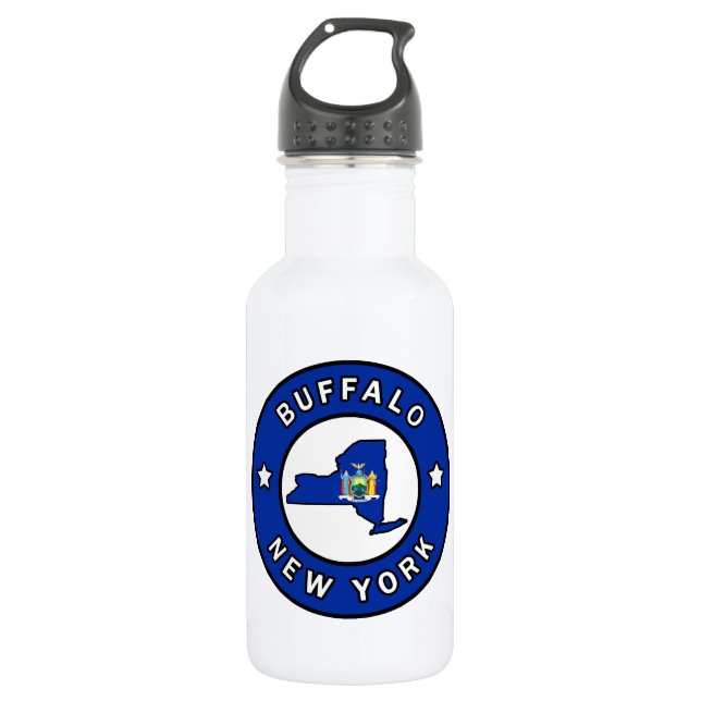 Buffalo New York 532 Ml Water Bottle (Front)