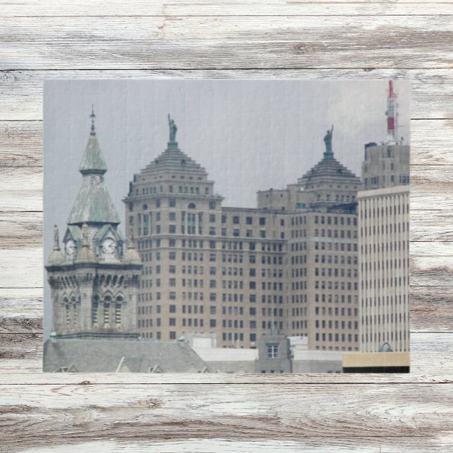 Buffalo, New York Architecture Landmarks Jigsaw Puzzle (In Situ)