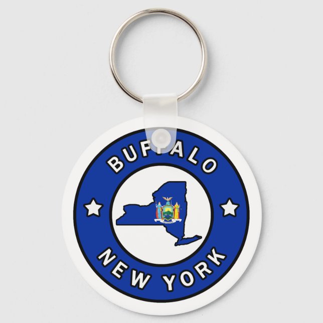 Buffalo New York Keychain (Front)