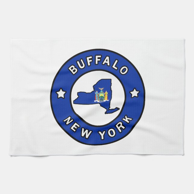 Buffalo New York Kitchen Towel (Horizontal)