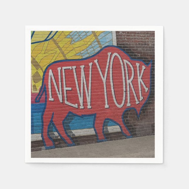 Buffalo New York Napkin (Front)