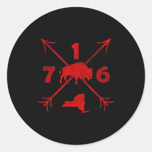 Buffalo New York Ny _ Area Code 716  Classic Round Sticker