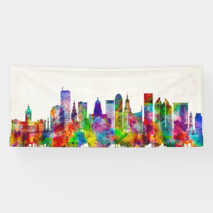 Buffalo New York Skyline Banner