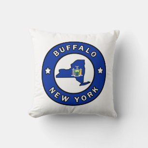 Buffalo New York Throw Pillow