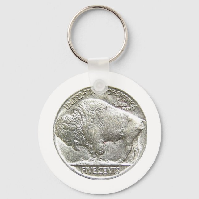 BUFFALO NICKEL KEYCHAIN (Front)