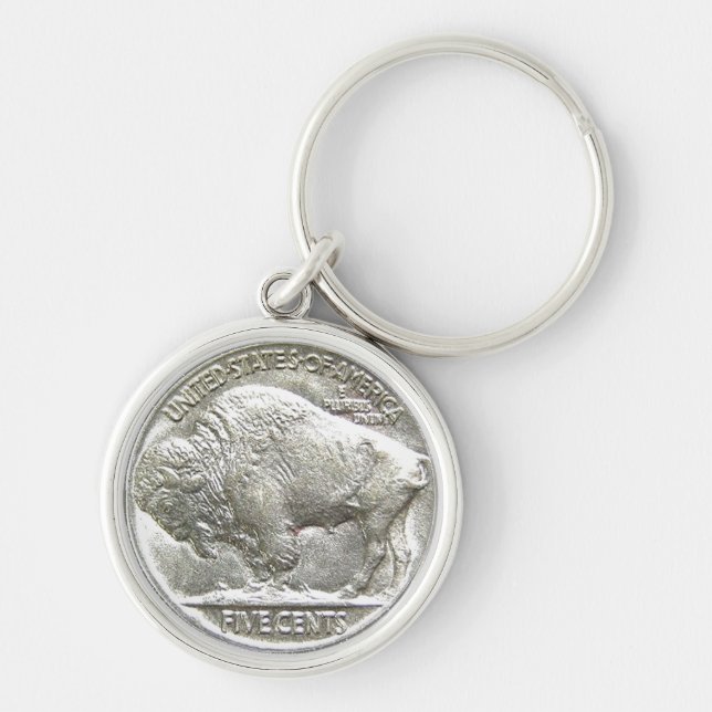 BUFFALO NICKEL KEYCHAIN (Front)