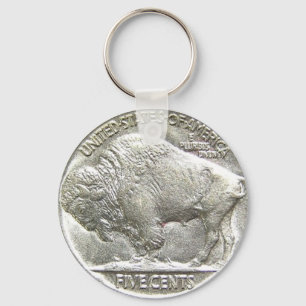 BUFFALO NICKEL KEYCHAIN