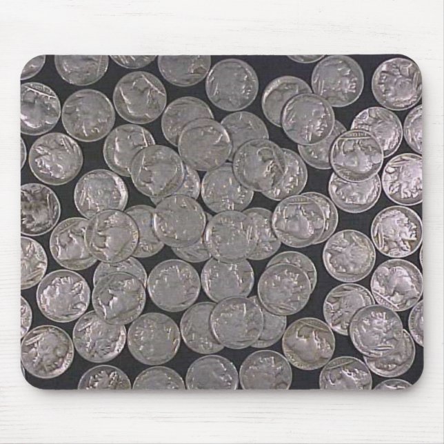 Buffalo Nickels Mouse Pad (Front)