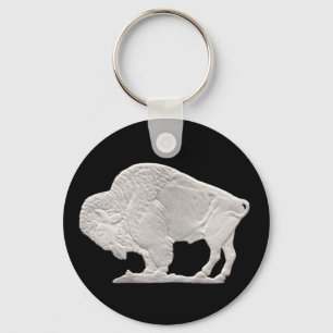 buffalo nickle keychain