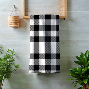 Buffalo noir blanc En vichy Plaid