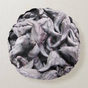 Buffalo Nuts - Water Caltrop Round Pillow