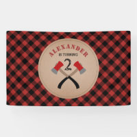 Buffalo Plaid Axe Lumberjack Birthday