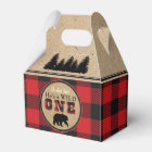 Buffalo Plaid Ballotins de fête d'anniversaire