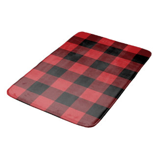 Buffalo Plaid Bath Mat