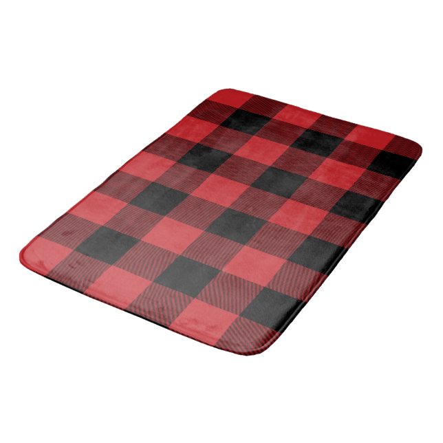 Buffalo Plaid Bath Mat (Angled)