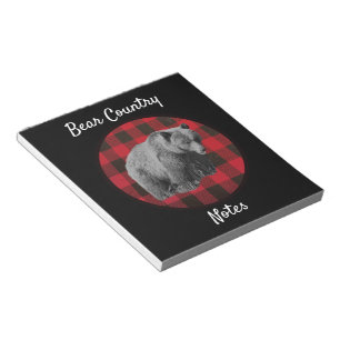 Buffalo Plaid Bear Country Notes