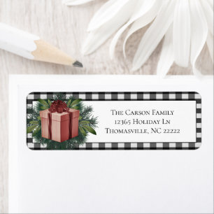 Buffalo Plaid Christmas Gift Red