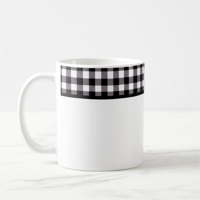 Buffalo Plaid Coffee Mug (Left)