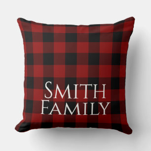 Buffalo Plaid Custom Throw Pillow
