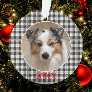 Buffalo Plaid Dark Grey et crème au beurre Date ph