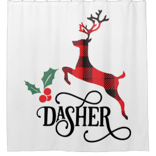 Buffalo Plaid Dasher Reindeer