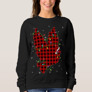 Buffalo Plaid Family Matching Dove Bird Christmas Sweatshirt