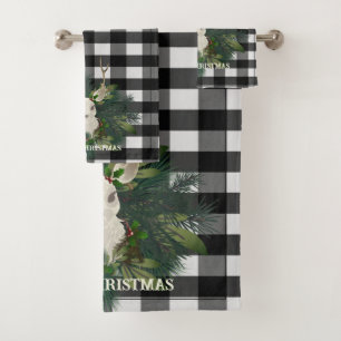 Buffalo Plaid Festif Reindeer Noël