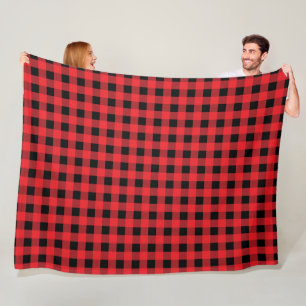 Buffalo Plaid Fleece Blanket