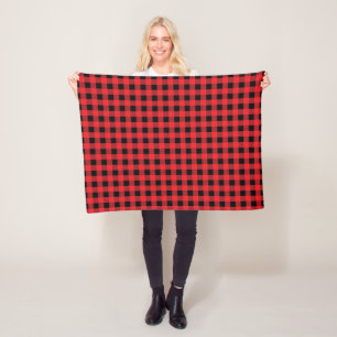 Buffalo Plaid Fleece Blanket