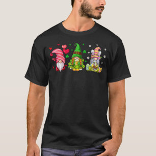 Buffalo Plaid Gnome Hearts Love Valentineu2019s Pa T-Shirt