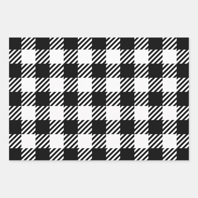 Buffalo Plaid Grand Chèque Pack papier (Devant)