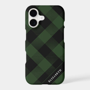 Buffalo Plaid Green Clan Tartan Scottish Plaid