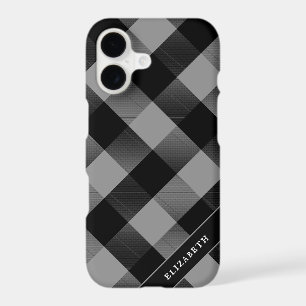 Buffalo Plaid Grey Clan Tartan Scottish Plaid