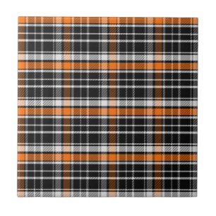  Buffalo Plaid Halloween Pattern Tile