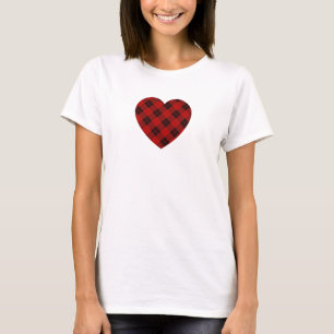 Buffalo Plaid Heart   Heart, Heart Rate, Heart Gal T-Shirt