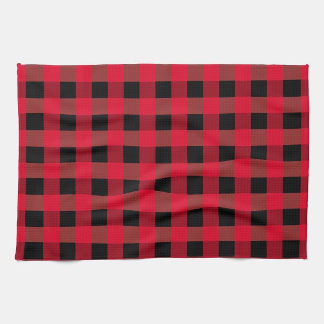 Buffalo plaid kitchen towel (Horizontal)
