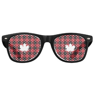Buffalo Plaid: Leaf Retro Sunglasses