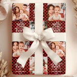 Buffalo Plaid Merry And Bright Christmas Photo Wrapping Paper<br><div class="desc">Buffalo Plaid Merry And Bright Christmas Photo Wrapping Paper. Personalize this custom design with your own family name,  year,  and up to 10 photos!</div>