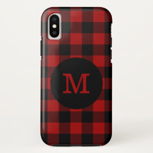 Buffalo Plaid Monogram Case-Mate iPhone Case
