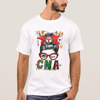 Buffalo Plaid Nurse X mas T-Shirt