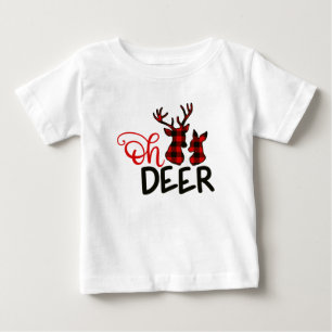 Buffalo Plaid Oh Deer T-Shirt