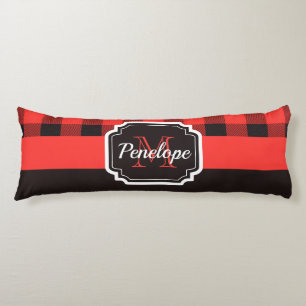 Buffalo Plaid Pattern Body Pillow