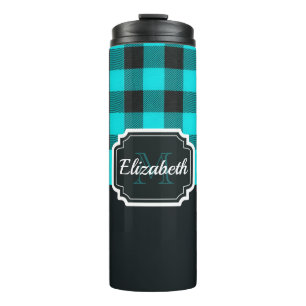Buffalo Plaid Pattern Thermal Tumbler