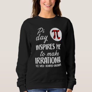 Buffalo Plaid Pi Symbol Pi Day Inspires Me Math Sweatshirt