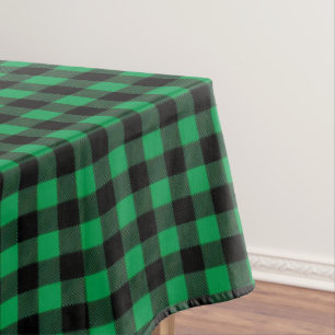 Buffalo Plaid Print Tablecloth