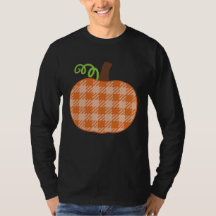 Buffalo Plaid Pumpkin Patch Kids Adults Fall Hallo T-Shirt